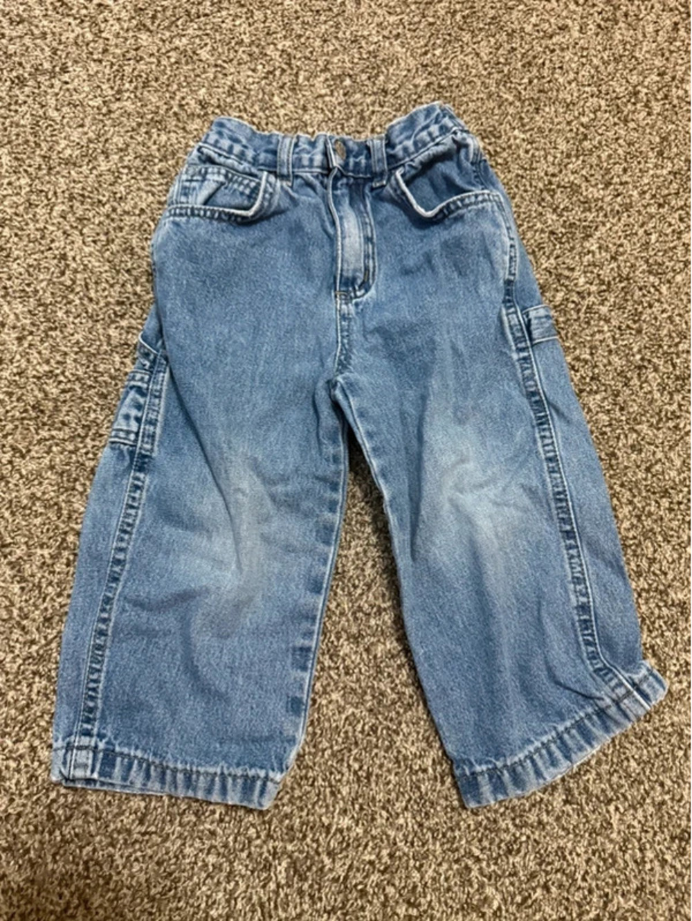 Vintage Faded Glory toddler boys’ light/medium-wash denim jeans